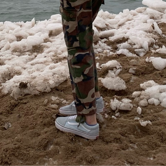 Baby Blue suede old school vans - Picture 6 of 6